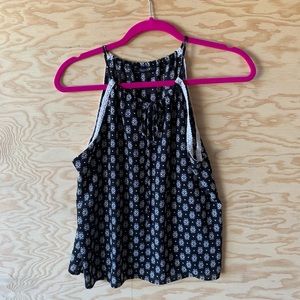 Black and white tank top